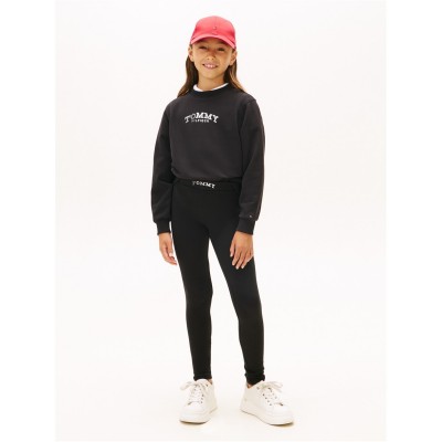 детски,3/4,панталони,tommy,hilfiger,kids',clothing,set,black,bds