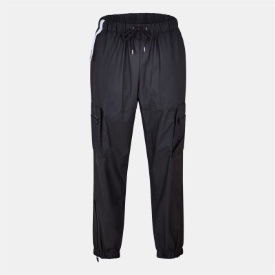панталони,мъжки,панталони,тип,чино,rains,men's,cargo,trousers,black