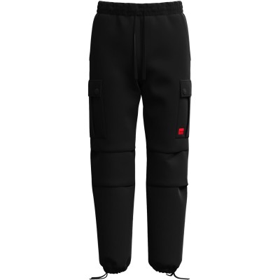 панталони,мъжки,панталони,тип,чино,hugo,men's,cargo,trousers,black,001