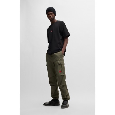 панталони,мъжки,панталони,тип,чино,hugo,ripstop,cargo,trousers,dark,beige