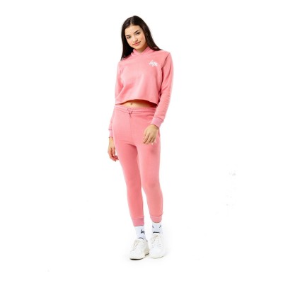 суичър,hype,kids,crop,pullover,hoodie,and,jogger,set,pink