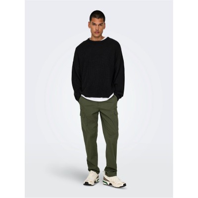 панталони,мъжки,панталони,only,pants,sn99,olive,night