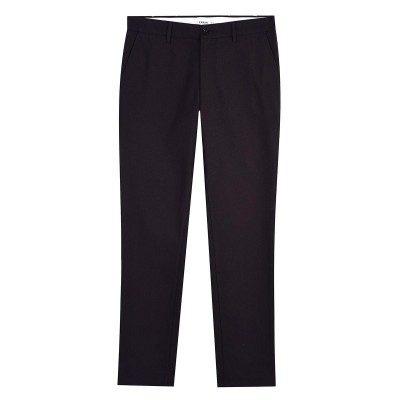 панталони,farah,men,s,cotton,straight,leg,trousers,black