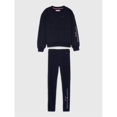 клин,детски,облекла,tommy,hilfiger,essential,hwk,cn,legging,set,desert,sky,dw5