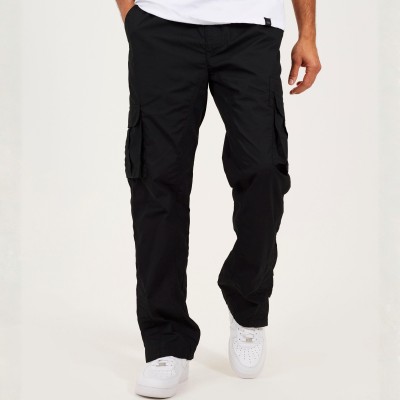 панталони,мъжки,панталони,brave,soul,mens,poplin,turner,cargo,trousers,with,pockets,black