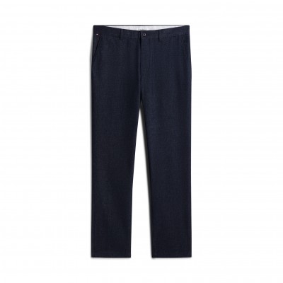 панталони,tommy,hilfiger,men,s,denton,brushed,cotton,blend,straight,leg,trousers,navy