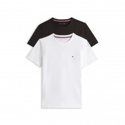 тениска,tommy,hilfiger,tommy,2pk,ss,tee,jn64,white,black,0r9