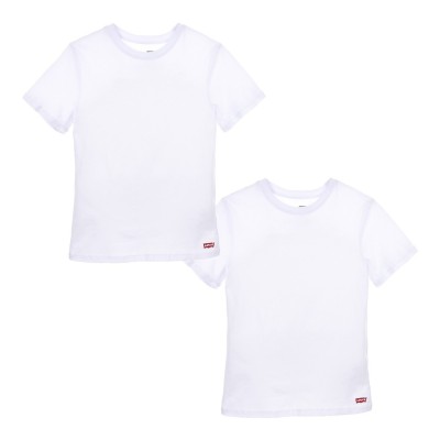 юношеска,тениска,детски,облекла,levis,two,pack,t,shirt,set,juniors,white