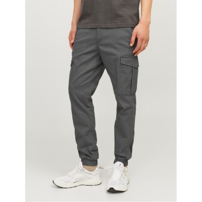 панталони,мъжки,панталони,jack,and,jones,men's,tapered,cargo,trousers,asphalt