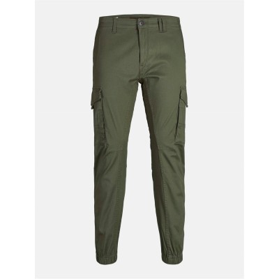 панталони,мъжки,панталони,jack,and,jones,slim,stretch,cuffed,cargo,pants,olive,night