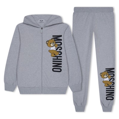 юношески,комплект,детски,облекла,moschino,jersey,teddy,bear,tracksuit,set,junior,grey,60926