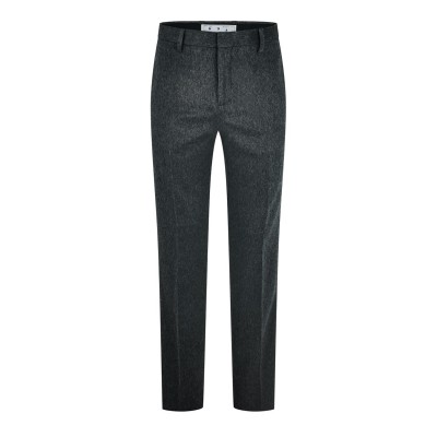 панталони,мъжки,панталони,тип,чино,off,white,slim,logo,patch,trousers,melange,grey