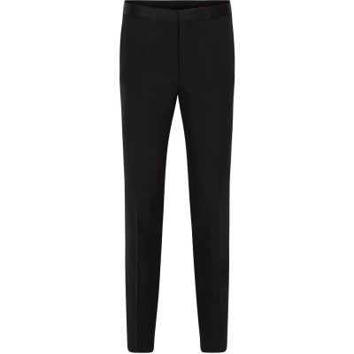 панталони,мъжки,панталони,тип,чино,hugo,hetons,trousers,black,001