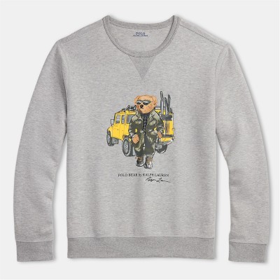 блуза,облекла,на,разпродажба,мъжки,ежедневни,облекла,мъжки,горнища,с,качулка,polo,ralph,lauren,defender,bear,crewneck,sweater,gry,dfndr,bear