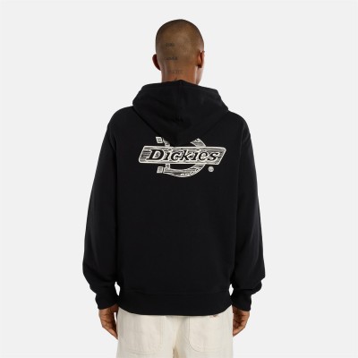 суичър,мъжки,ежедневни,облекла,мъжки,горнища,с,качулка,dickies,dickies,wood,logo,hoodie,black,black