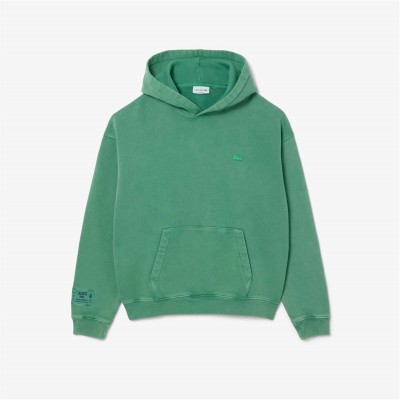 суичър,мъжки,ежедневни,облекла,мъжки,горнища,с,качулка,lacoste,garment,dyed,oth,hoodie,green,132