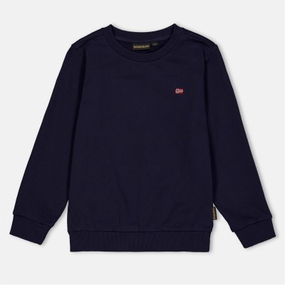 блуза,детски,3/4,панталони,napapijri,kids',crew,sweatshirt,blue,marine,176