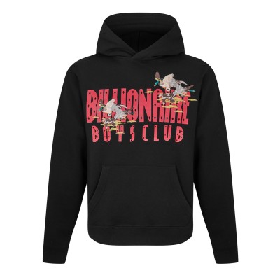 суичър,мъжки,ежедневни,облекла,мъжки,горнища,с,качулка,billionaire,boys,club,men's,duck,embroidered,hoodie,black
