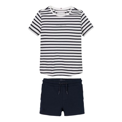 комплект,tommy,hilfiger,mini,corp,set,tee,+,short,night,navy,c1g