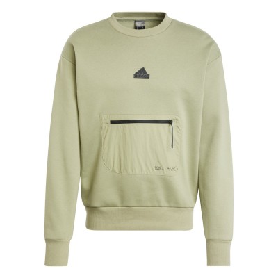 мъжка,поларена,блуза,промоция,на,зимни,облекла,мъжки,блузи,adidas,city,escape,fleece,sweatshirt,mens,tent,green
