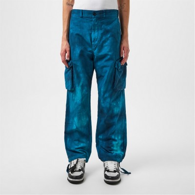 панталони,мъжки,панталони,тип,чино,off,white,ripstop,cargo,pants,turquoise