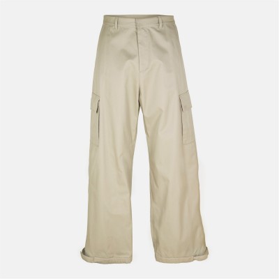 панталони,мъжки,панталони,тип,чино,off,white,men's,relaxed,fit,cargo,trousers,beige