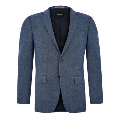 яке,boss,men's,h,huge,mm,c,structured,fit,suit,jacket,blue,404