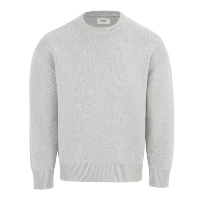 блуза,мъжки,блузи,firetrap,crew,neck,sweater,knitted,jumper,men,light,grey