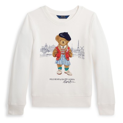 юношеска,блуза,детски,3/4,панталони,polo,ralph,lauren,paris,bear,sweatshirt,junior,deckwash