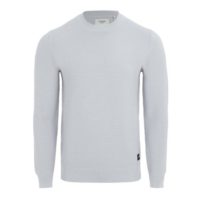 пуловер,мъжки,блузи,firetrap,crew,neck,jumper,knitted,pullover,men,light,grey