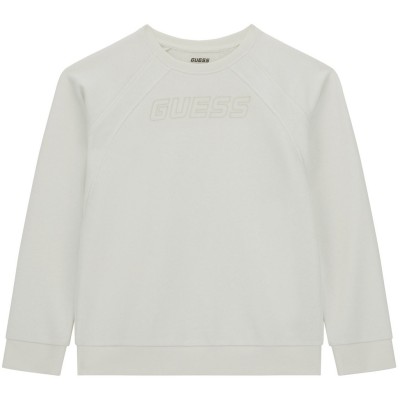 юношеска,блуза,промоция,на,зимни,облекла,детски,облекла,guess,sweatshirt,juniors,salt,white,g018