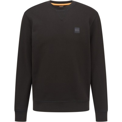 boss,relaxed,fit,crewneck,sweatshirt,black,001