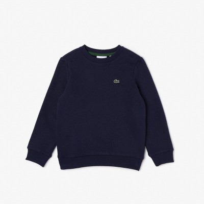 риза,с,дълъг,ръкав,lacoste,kids,fleece,long,sleeve,crew,sweatshirt,navy,09