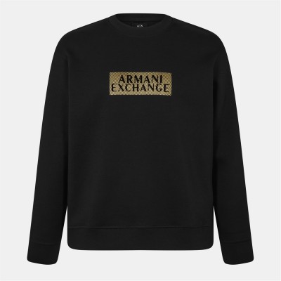 блуза,мъжки,ежедневни,облекла,мъжки,горнища,с,качулка,armani,exchange,armani,exchange,sweatshirt,blk,gold,mc237