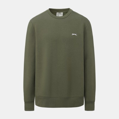 мъжка,поларена,блуза,мъжки,блузи,slazenger,fleece,crew,sweater,mens,khaki