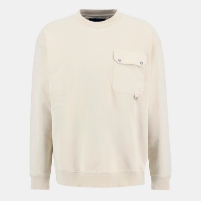 блуза,мъжки,горнища,с,качулка,barbour,leazes,crew,sweatshirt,ecru,be11