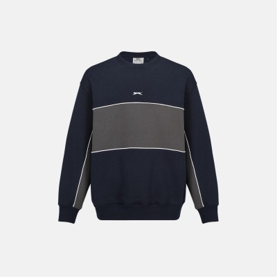 мъжки,блузи,slazenger,fleece,sportswear,crew,sweat,mens,navy,smoke
