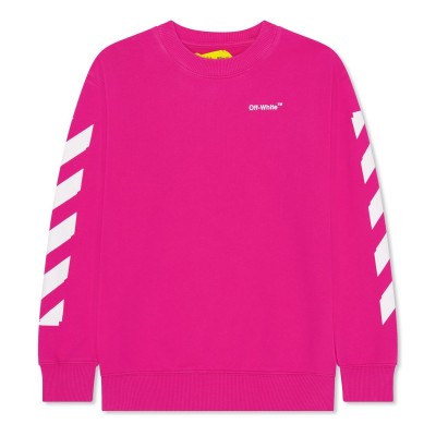 юношеска,блуза,детски,облекла,off,white,diagonal,stripe,sweatshirt,juniors,fuchsia,white