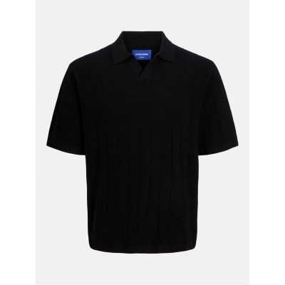 облекла,на,разпродажба,мъжки,блузи,jack,and,jones,jack,split,neck,knt,sn99,black