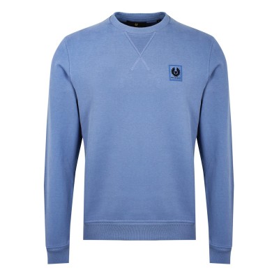 блуза,облекла,на,разпродажба,мъжки,ежедневни,облекла,мъжки,горнища,с,качулка,belstaff,logo,sweatshirt,blue,flint