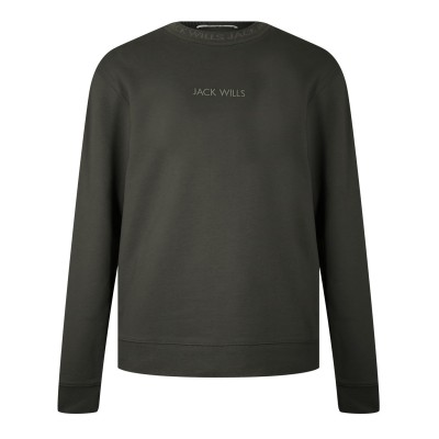 jack,wills,jacquard,crew,sweatshirt,leaf