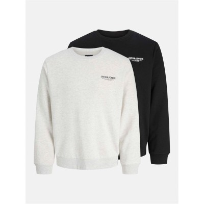 мъжка,блуза,облекла,на,разпродажба,мъжки,блузи,jack,and,jones,mason,2,pack,crew,sweatshirt,mens,black,white,mel