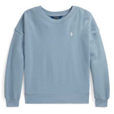 блуза,polo,ralph,lauren,kids,crew,sweatshirt,estate,blue