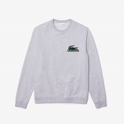 lacoste,lacoste,crew,sweater,mens,grey,y9k