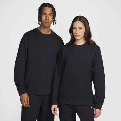 блуза,мъжки,ежедневни,облекла,мъжки,горнища,с,качулка,nike,wool,classics,crew,sweater,black