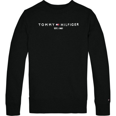 промоция,на,зимни,облекла,tommy,hilfiger,essential,crew,sweatshirt,black,bds
