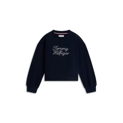 блуза,детски,3/4,панталони,tommy,hilfiger,kids',crew,sweatshirt,night,navy,c1g