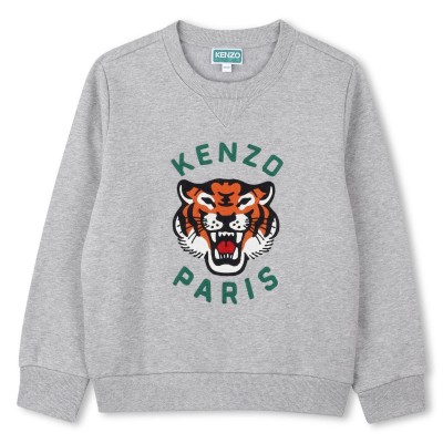 пуловер,kenzo,kids,unisex,crew,jumper,grey,a55