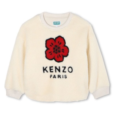 блуза,детски,3/4,панталони,kenzo,kids',teddy,crew,sweatshirt,cream,21g