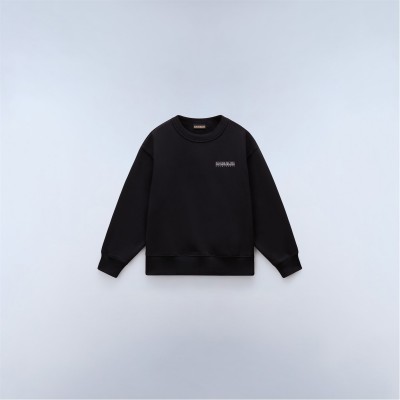 юношеска,блуза,детски,3/4,панталони,napapijri,napa,back,print,crew,sweatshirt,juniors,black,beaut,941